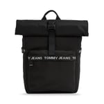 Ryggsäck Tommy Jeans Essential Rolltop AM0AM11515 Svart