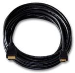 HDMI Cable for Canon Legria HF G25 Digital Camcorder / Mini C / Gold Plated / Length 5 M