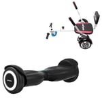 Paket Hoverboard Comfort Go Kart 6.5 tums, Jetson Prism Black, Standard Räckvidd och Vit Comfort Hoverkart, Smart Balance