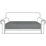 Ystyle Housse Assise Canapé, Housse Coussin Canape Extensible, Housse Dossier Canapé, Protection Meubles Couvre pour Canapé, Housses De Coussin De Siège De Canapé (2 Places, Gris Clair)