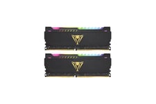 Patriot Viper Steel RGB - 32GB:2x16GB - DDR4 RAM - 1600MHz - DIMM 288-pin - Icke ECC - CL16