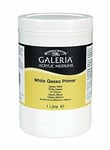 Winsor Newton Galeria White Gesso Primer Pigment Strength Tooth Resin 1 Litre