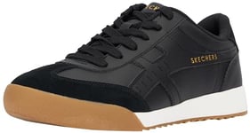 Skechers Men's Zinger MANZANILLA TOTALE Trainers, Black Duraleather/Suede, 11 UK