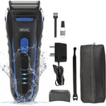 Wahl Clean and Close Men’s Electric Wet/Dry Shaver Flex Foil Waterproof 7063-017