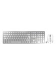 Cherry DW 9100 - Tastatur & Mus set - Silver