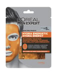 L'oréal Paris Men Expert Hydra Energetic Recharging Tissue Mask 30 G Ansiktsmask Hudvård Nude L'Oréal Paris