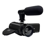 Professionel CMOS 16 Megapixels 1080P 18X Digital Zoom Videokamera Digital kamera med 2,4 tommer IPS HD skærm – Kameralinsemikrofon