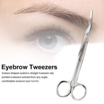 Tip Brow Eyebrow Scissors Trimmer Beauty Cosmetic Tool J 12.5cm