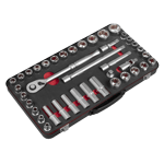 Socket Set 1/2"Sq Drive 40pc - Metric/Imperial - Premier Platinum Series