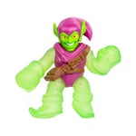 Heroes of Goo Jit Zu Bandai CO42658 Figurine d'action Marvel Lutin Vert, l'ennemi de Spider-Man avec Texture Douce et Corps étirable