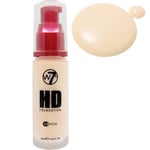 HD Foundation Rose Ivory - Medium Coverage Face Makeup Liquid Fair Light Pump