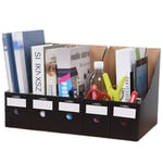 Z-SEAT Magazine File Magazine File Holder Cardboard Magazine Book Rack Desk Storage Magazine Files File Storage Desk Organizers