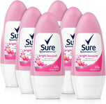 Sure Women Bright Bouquet, Strong Antiperspirant Roll On Deodorant For Women, of