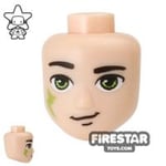 LEGO Elves Mini Figure Heads - Lime Eyes and Tribal Markings