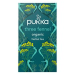 Pukka Teas Organic Three Fennel - 20 Teabags x 4 Pack