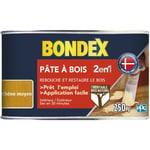 Bondex Pâte à Bois 2 en 1 Rebouche et Restaure - 250g Couleur: Chêne moyen