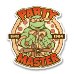 Party Master Since 1984 Sticker, Accessories