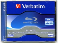 Verbatim - BD-R DL - 50 GB 6x - CD-fodral