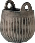 Lagos, Urtepotteskjuler, Keramik by Bloomingville (D: 24 cm. x H: 14 cm., Grå)