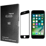 Heltäckande Härdat Glas iPhone 8 Plus Skärmskydd Retail - Gold