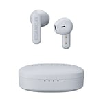 Urbanista Copenhagen True Wireless Earbuds, Bluetooth 5.2 Earphones with Noise Cancelling Microphone, IPX4 In Ear Headphones, Touch Control Buds, 32 Hr Playtime, USB C Charging Case, Pure White