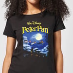 Disney Peter Pan Cover Women's T-Shirt - Black - L