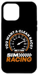 Coque pour iPhone 12 Pro Max SIM Racer Pédales de jeu vidéo Simulateur de course SIM Racing