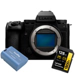 Panasonic Lumix S5 IIX + SmallRig 4906 DMW-BLK22 + Lexar SDXC 128GB