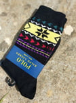 Genuine POLO RALPH LAUREN Black 22% Wool Ankle SOCKS One Size 79355-C RL23