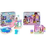 Gabby's Dollhouse Gabby et la Maison Magique Piscine de Gabby - 2 Figurines Et Accessoires & Gabby et la Maison Magique - Playset Deluxe La Chambre De Polochat
