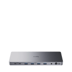 Cudy CS700 dockningsstationer för bärbara datorer Kabel USB 3.2 Gen 2 (3.1 Gen 2) Type-C Grå
