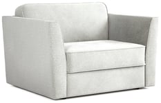 Jay-Be Elegance Fabric Cuddle Chair Sofa Bed - Light Grey