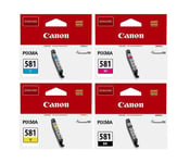 Canon CLI-581, Multipack Ink Cartridges, For Pixma TS6151, TS6250, TS6251 TS6350