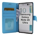 New Standcase Wallet Samsung Galaxy Note 20 Ultra 5G (N986B/DS) (Ljusblå)