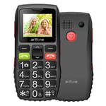 Artfone Big Button Mobile Phone for Elderly Unlocked Senior Sim Free with SOS Emergency Button1400mAh Battery