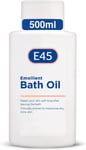 E45 Bath Oil 500 ml – E45 Bath Oil Emollient to Moisturise & Hydrate Dry Skin –