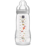 MAM Mam Easy Active 2nd Age Baby Bottle Decorated - 330 Ml Från 6 Månader Flow Spene X Unisex