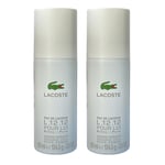 Lacoste L.12.12 Blanc Deodorant 150ml Spray Twin Pack
