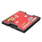KALEA-INFORMATIQUE Adaptateur 2 Cartes MicroSD MicroSDHC MicroSDXC MicroSD 3.0 vers Compact Flash CF I - Capacité 128 GB