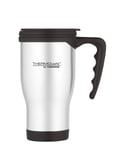 Thermos Thermocafe 2060 Steel Travel Mug 400ml Spill Proof Insulated Hot Drink