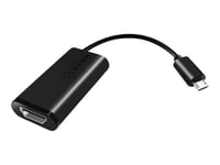 ICY BOX IB-AC519 - Adaptateur audio/vidéo - Micro-USB (SlimPort) mâle pour HDMI, Micro-USB de type B (alimentation uniquement) femelle - noir