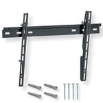 NANOOK 5392010 TV tiltable wall mount for 32-55 inch television | Tilt | Ultra slim bracket | Universal compatibility | VESA 100x100 - 400x400 | Black