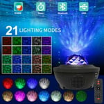 LED Galaxy Projector Light Starry Sky Star bluetooth Music Night Light W/ Remote