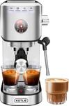 KOTLIE Espresso Coffee Machines,20Bar Compact Traditional Pump Coffee Machine wi