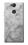 Gray Marble Texture Case Cover For Sony Xperia XA2