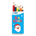 Baker Ross Mini Crayons de Couleurs de Noël (6 par Paquet) - Matériel créatif festifs pour Enfants AW888