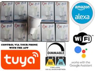 10 x White LONG GU10 Smart Bulb App Alexa Google 4.5w LED Dimmable WIFI lamp 