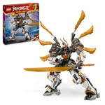 LEGO NINJAGO Cole’s Titan Dragon Mech Set, Adventure Toy for Boys and Girls, Ninja Playset with 1 Character Minifigure, Dragons Rising Birthday Gift for Kids & Teens Aged 12 and Over 71821