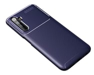NOKOER Case for Realme 6 Pro, TPU Flexible Material Ultra-thin Cover, Anti-Fingerprint Slim Fit Phone Case [Wear Resistant] [Slip-Resistant] - Navy Blue