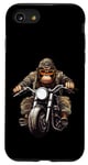 Coque pour iPhone SE (2020) / 7 / 8 singe moto / motard singe